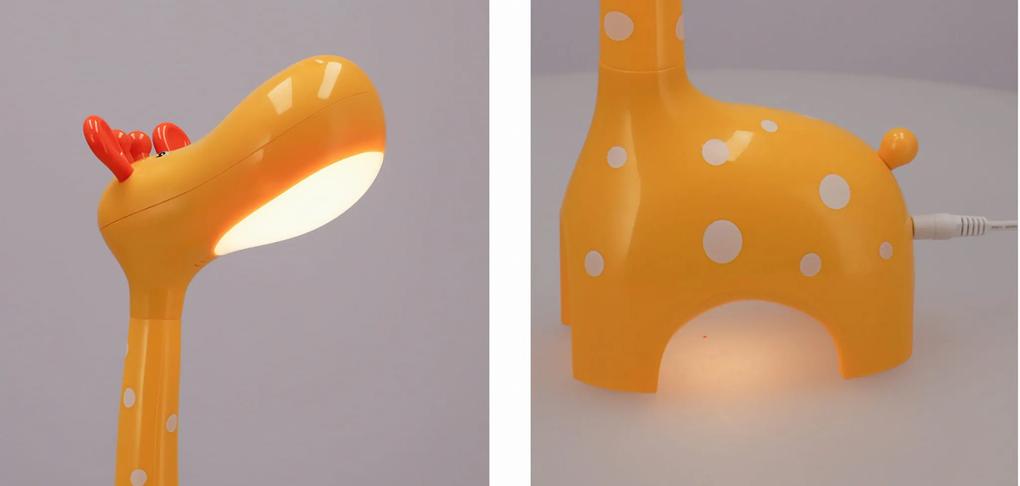 Dekorstudio Detská stolová LED lampa ŽIRAFA