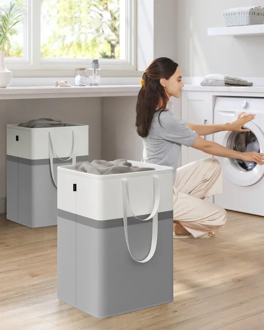 Set dvoch košov na bielizeň 2x110L LCB210G02