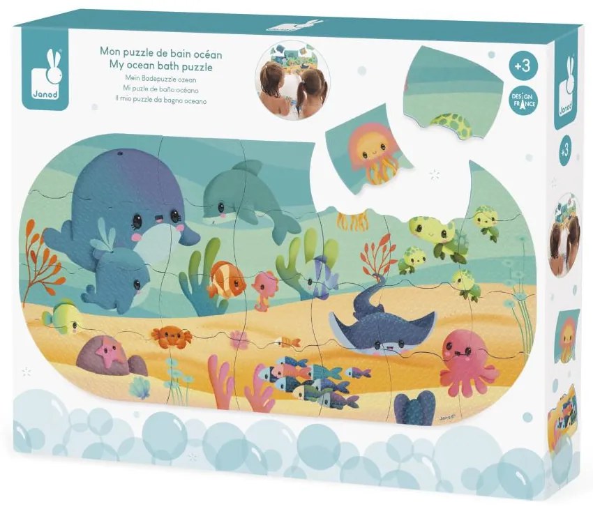 Puzzle - Môj oceán - hračka do vody - 28 ks
