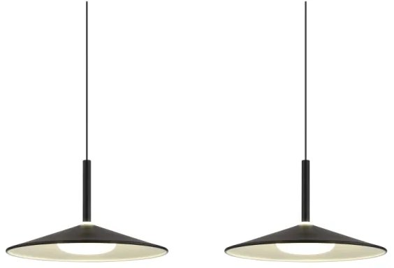 Globo 15635S-3 - LED závesné svietidlo na lanku LAMPONE LED/24W/230V 4000K čierna