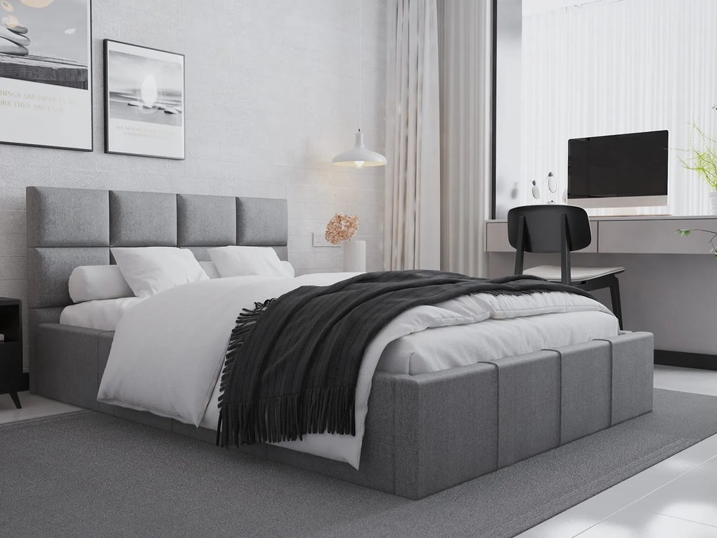 Čalúnená posteľ s úložným priestorom 120x200 cm TOP line 1