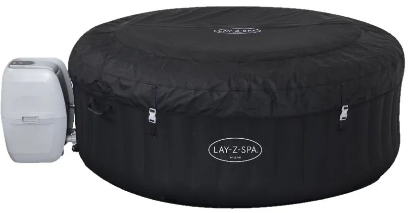 Bestway Jacuzzi Lay-Z-Spa Miami 4 osoby 60001 čierna