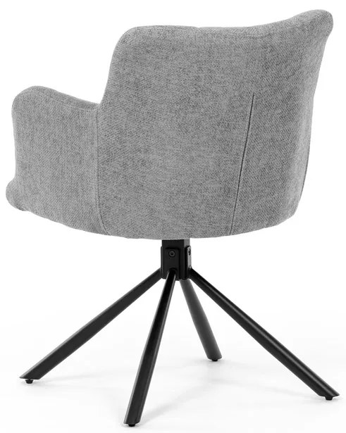 Autronic BONTEC Jedálenská stolička, sivá, látka, DCH-T1122 GREY2 Farba: Šedá