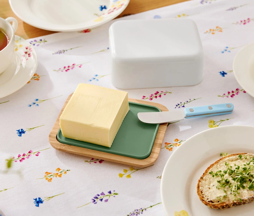 Dóza na maslo s bambusom