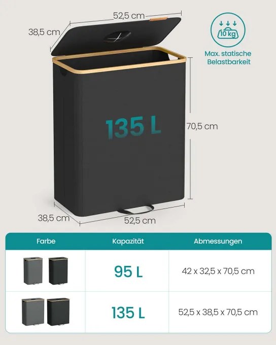 Kôš na PET fľaše 135L RRB513B01