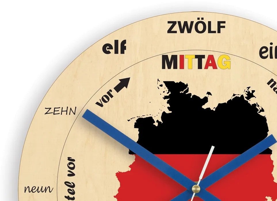 Nástenné hodiny Germany hnedé