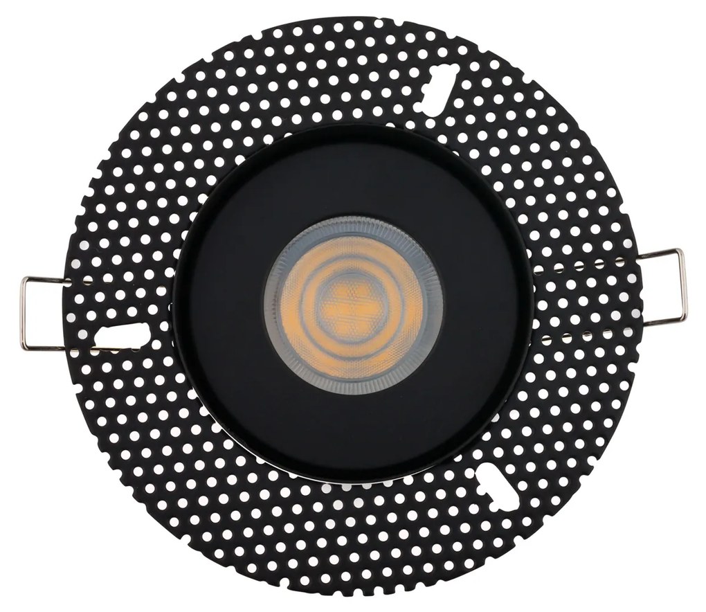 NOWODVORSKI Vonkajšie podhľadové osvetlenie ECHO, 1xGU10, 15W, 12,5cm, okrúhle, čierne