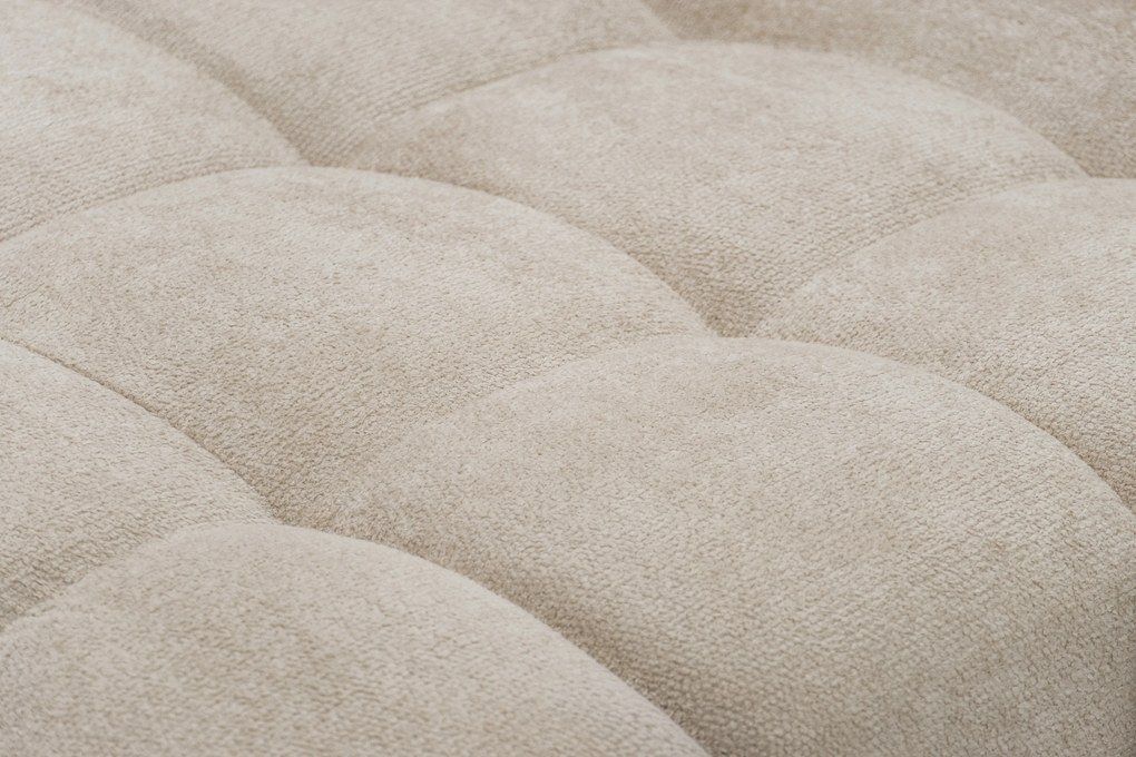 Rohová sedačka Sorenio s funkciou spania ľavá - béžová pletenina Murano 833