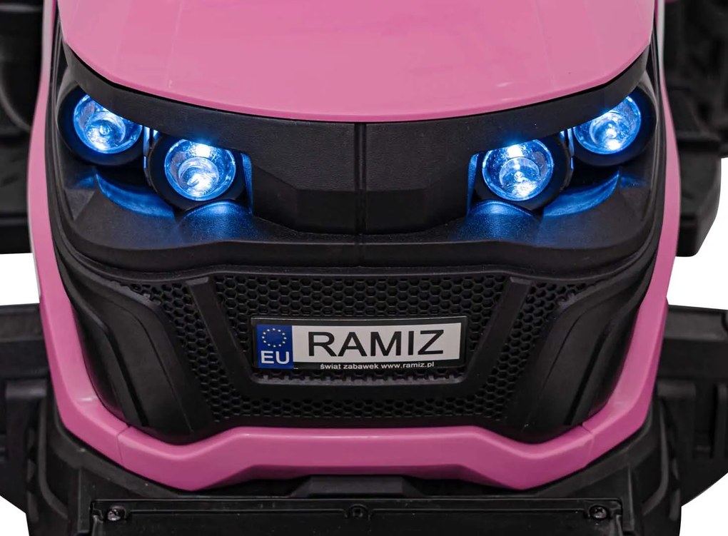 Ramiz Detský traktor GROW 1804 ružový