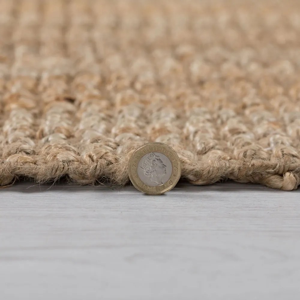 Hnedý jutový koberec Flair Rugs Jute, 200 x 290 cm