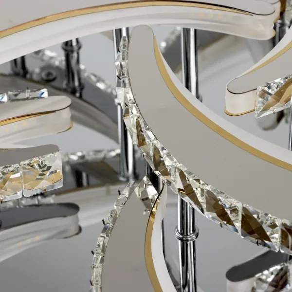 Brilagi - LED Stmievateľný prisadený luster TWIST LED/180W/230V 3000-6500K + DO