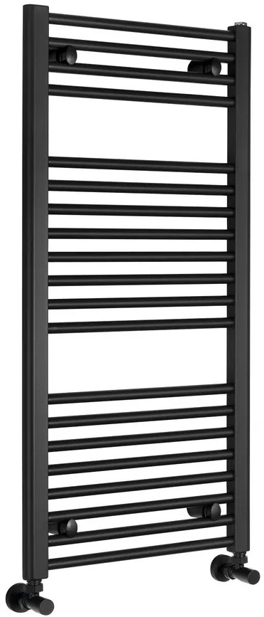 Aqualine Aqualine, DIRECT vykurovacie teleso s bočným pripojením 450x960 mm, čierna matná, ILR94B