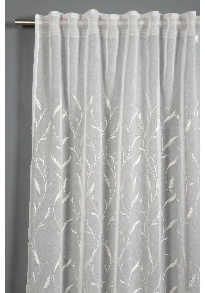 Biela záclona 245x140 cm Dolly-Voile - Gardinia