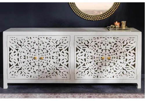 Komoda 43852 Marrakech 170cm Drevo Mango Biele  - Komfort-nábytok