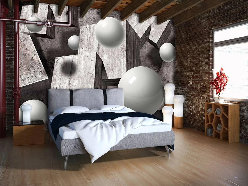 Fototapeta - Lopty 3D (254x184 cm)