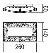 Redo 05-863 - LED Nástenné svietidlo ARTEMIS LED/10W/230V strieborná