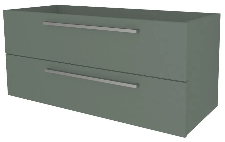 Mereo, Mereo Bino, kúpeľňová skrinka 121 cm, Multidecor, Zelená Verde, MER-CN693SZEV1