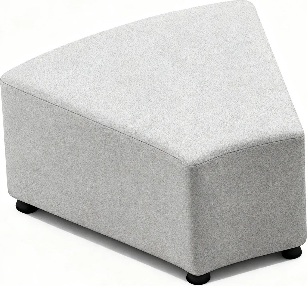 Sedačka LEA, trojuholník, svetlo sivá