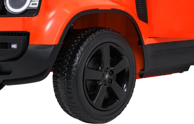 Elektrické autíčko Land Rover Defender oranžové