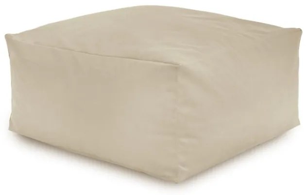 Plyšová taburetka perlová