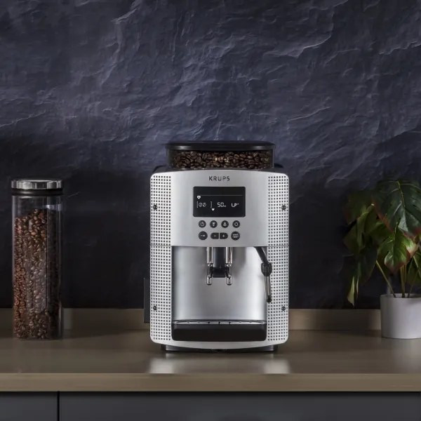 Krups - Automatický kávovar ESSENTIAL 1450W/230V strieborná