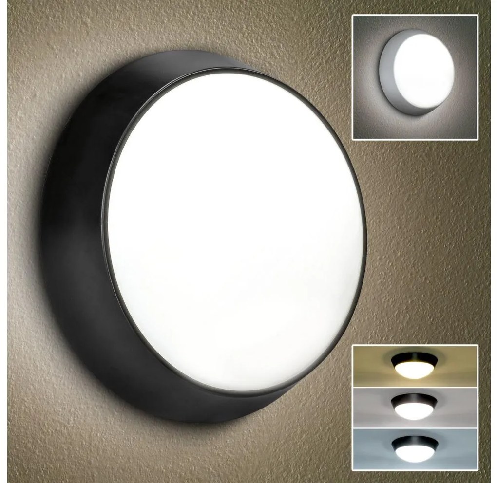 Brilagi-LED Vonkajšie nástenné svietidlo BULKHEAD LED/20W/230V 3000/4000/6000 IP65