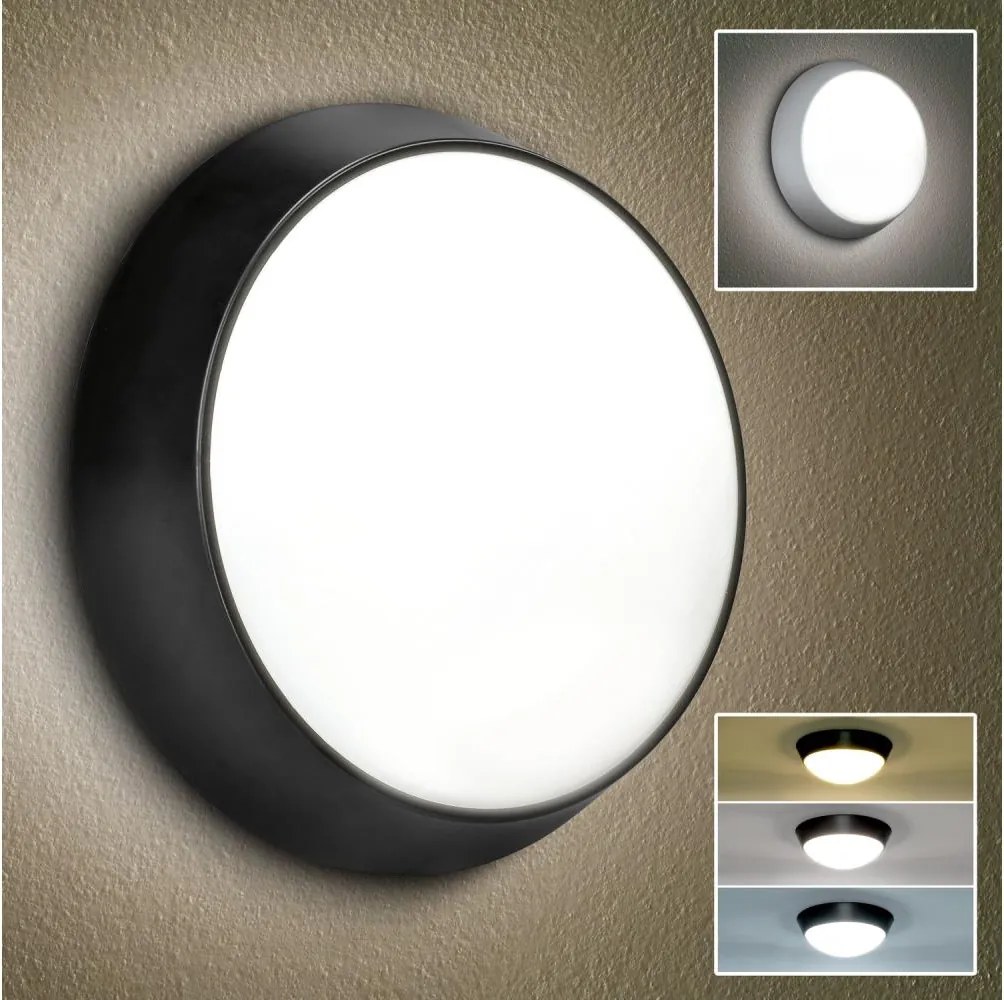 Brilagi-LED Vonkajšie nástenné svietidlo BULKHEAD LED/20W/230V 3000/4000/6000 IP65