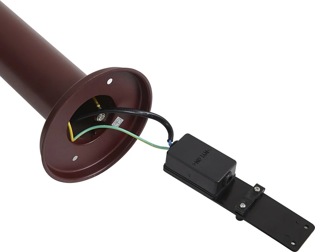 Moderná vonkajšia lampa tmavočervená 80 cm IP44 - Gleam