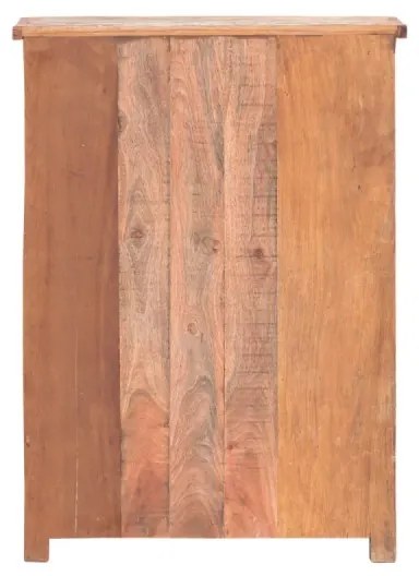 furniture-nabytek.cz - Masívna komoda Wakefield z recyklovaného dreva, lakovaná, viacfarebná – 77×42×108 cm