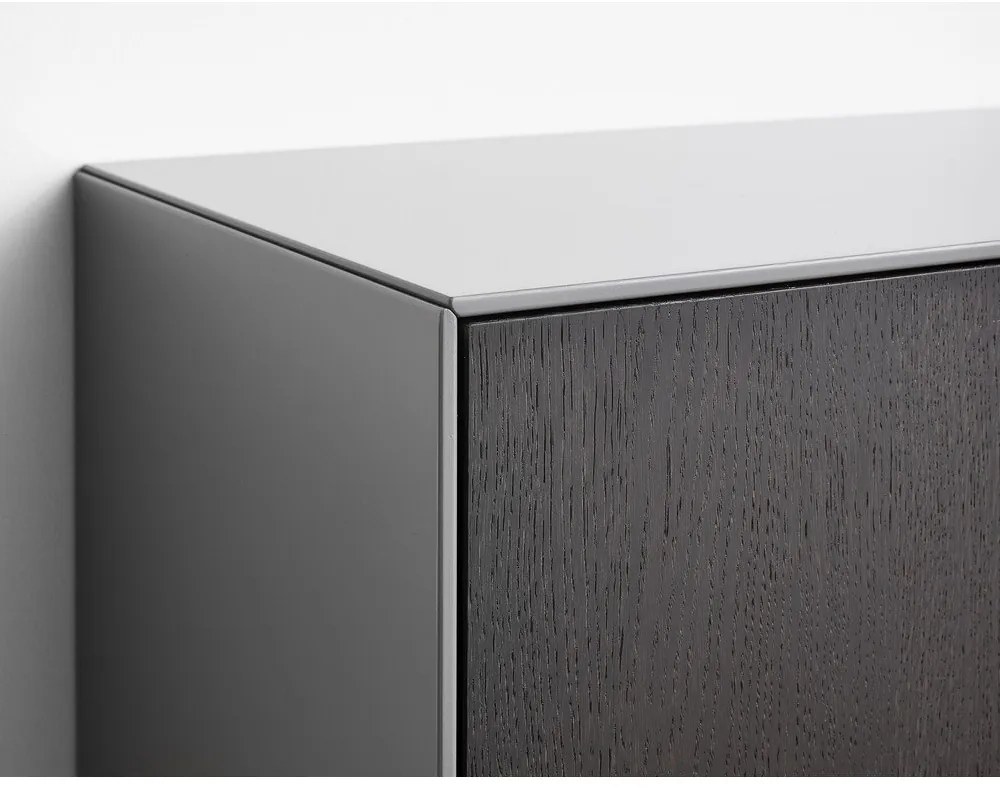 Čierna TV komoda Edge by Hammel