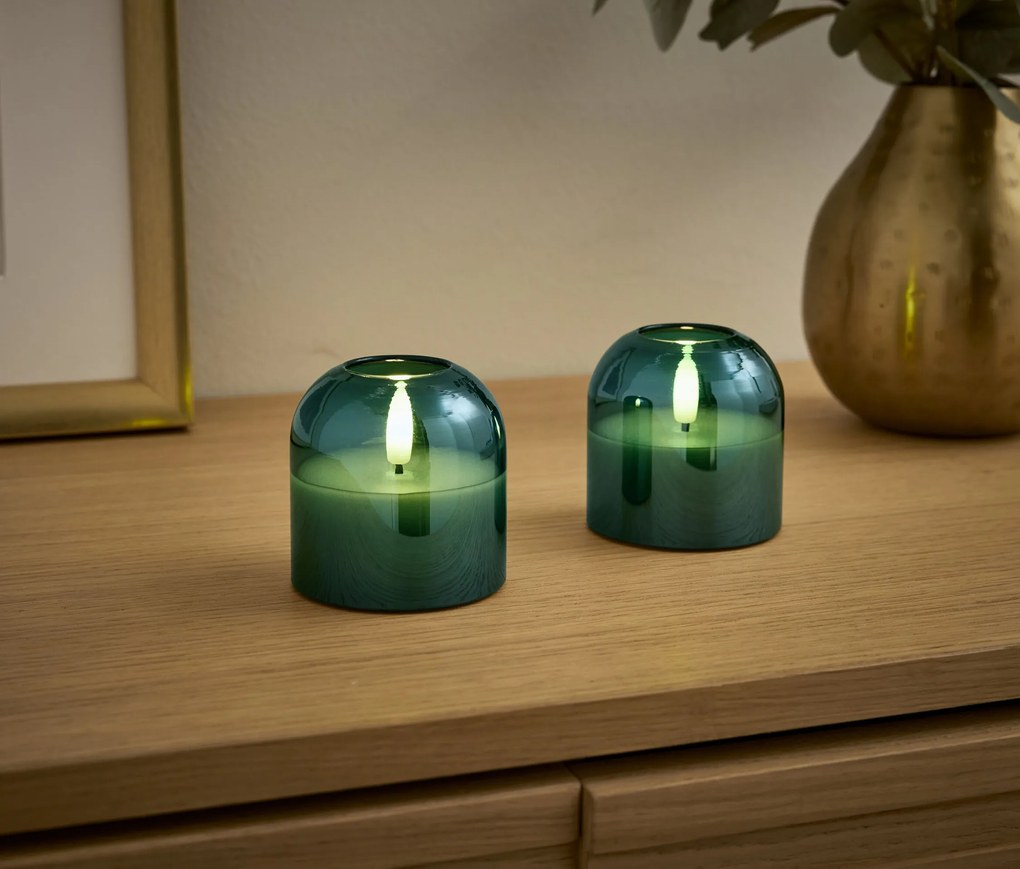 LED svietniky, 2 ks, malé