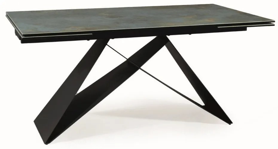 Jedálenský stôl Westin II 160 x 90 cm, tyrkysová