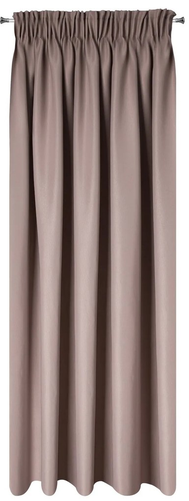 ZATEMŇOVACÍ ZÁVES NA PÁSKE AGGIE 140X270 CM PÚDROVÁ