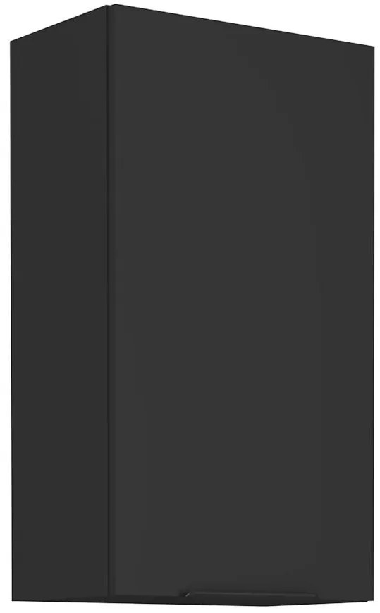 Kuchynská skrinka Siena čierna mat 45g-90 1f
