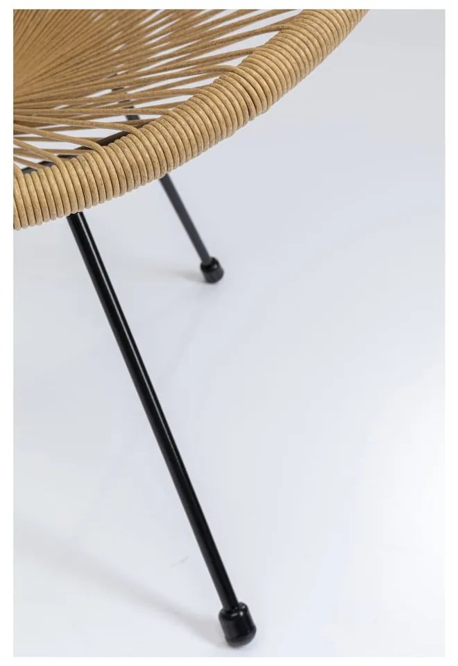 Svetlohnedé kreslo Kare Design Acapulco