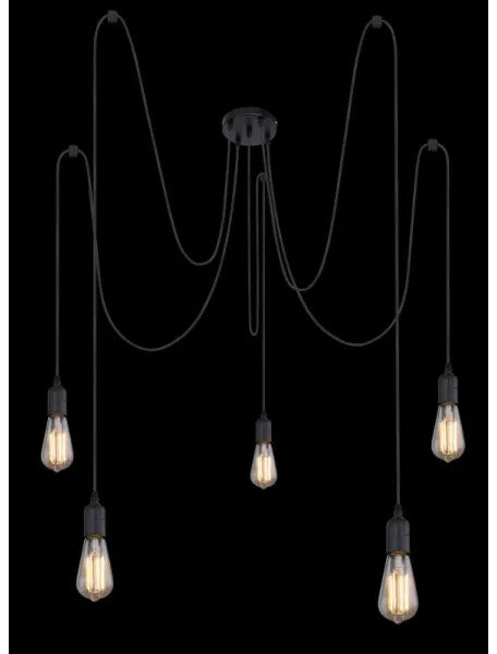 GLOBO A110-5 - Závesné osvetlenie MARACANA 5xE27/60W/230V