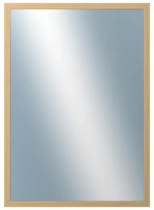 DANTIK - Zrkadlo v rámu, rozmer s rámom 50x70 cm z lišty KASSETTE jaseň (2860)
