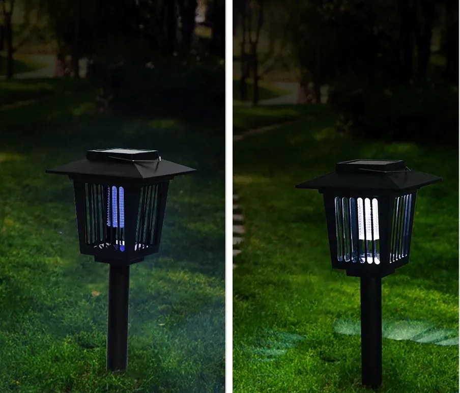 LED solárna lampa proti hmyzu