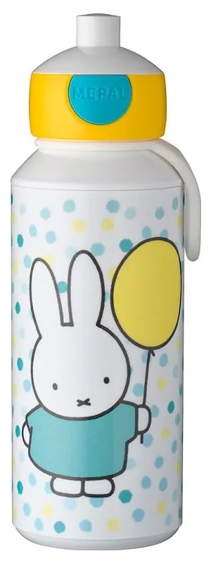 Detská fľaša na vodu Rosti Mepal Miffy Confetti, 400 ml