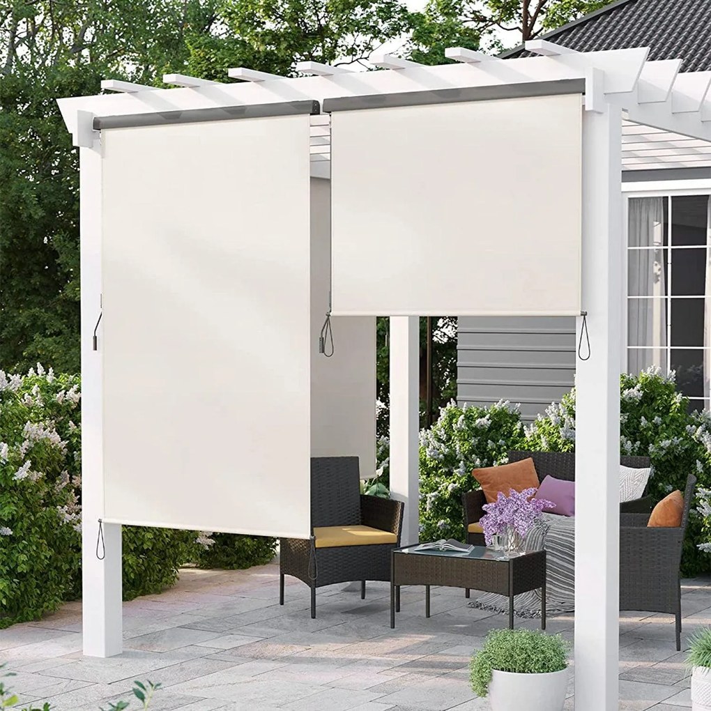 Zvislá markíza 1,4 x 2,5 m, béžová