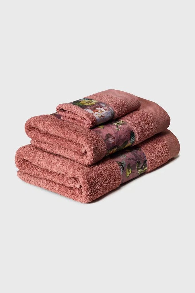 XXXLutz SADA FROTÉ UTERÁKOV, tmavoružová Essenza - Kúpeľňový textil - 003677013786