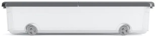 Plastový box s vekom a kolieskami 50 l