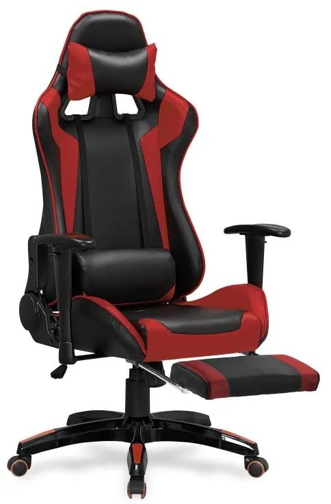 Kancelárska stolička ZENU červená