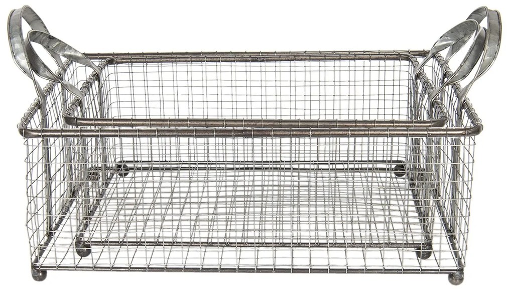 2 drôtené koše - 58 * 35 * 25 cm