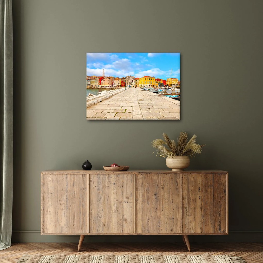 Obraz - Staré istrijské mesto v Poreči, Chorvátsko (70x50 cm)