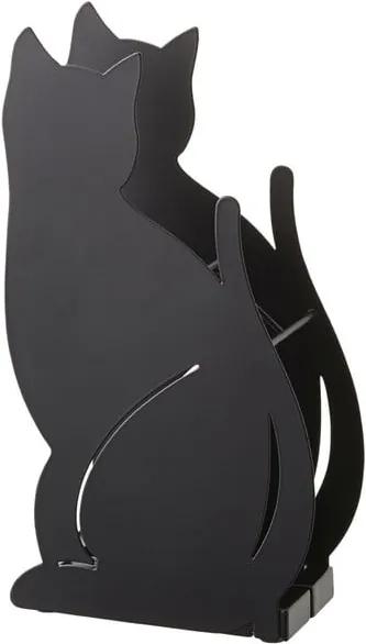 Čierny stojan na dáždniky YAMAZAKI Cat