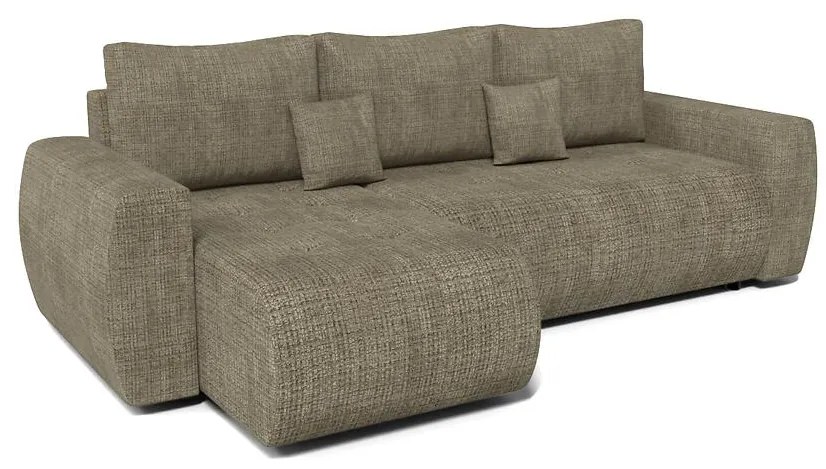 Rohová sedacia súprava Ivo Majorka 5 hnedá