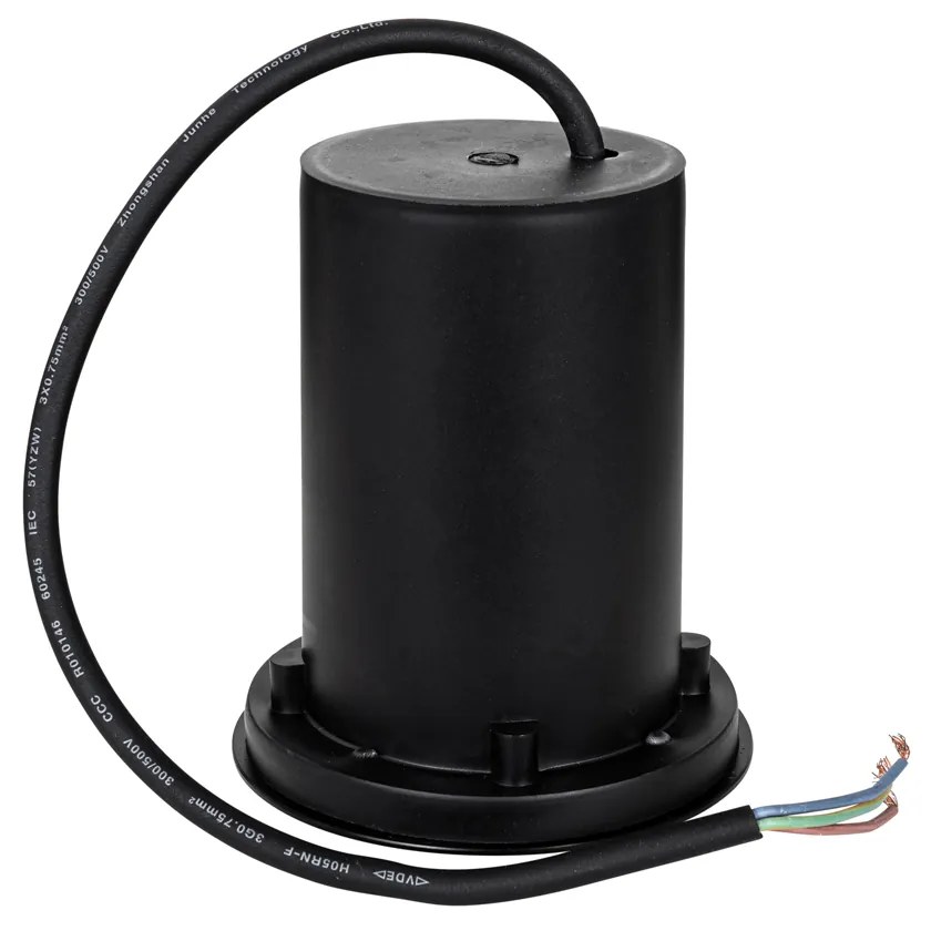 Sada 6 moderných vonkajších bodových svetiel čiernych 35 mm nastaviteľných IP65 - Delux