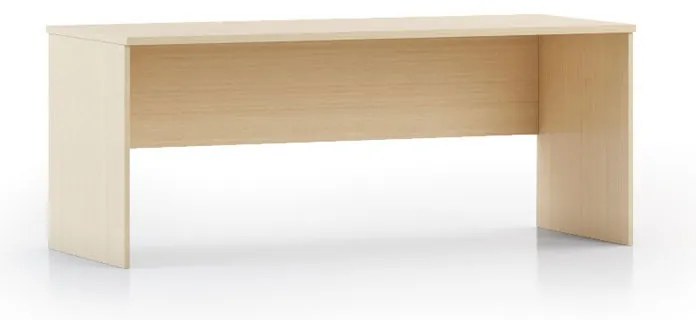 Kancelársky písací stôl INTEGRO, 1750 x 700 mm, buk