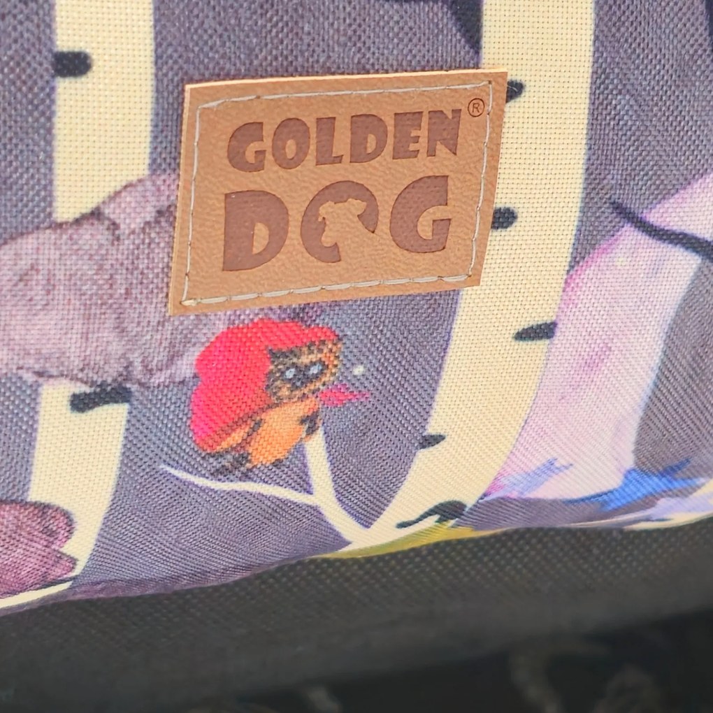 Golden Dog Štvorcový pelech pre psy GD55 L Ružičky